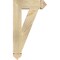 Ekena Millwork Traditional Arts & Crafts Rough Sawn Bracket, Douglas Fir, 4"W x 16"D x 28"H BKT04X16X28TRA03RDF - alternate 2